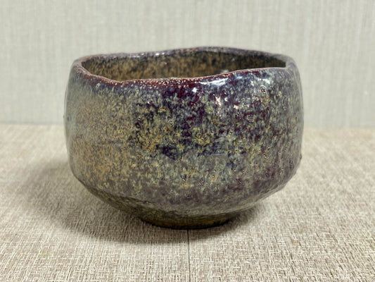 SBKTB168 作家品 窯変 茶碗 金屬軸 (保護箱付)