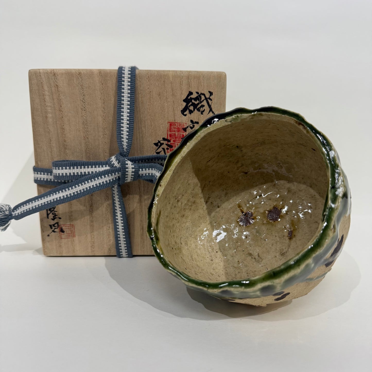 SBKTB136 穗高隆兒 織部 茶碗