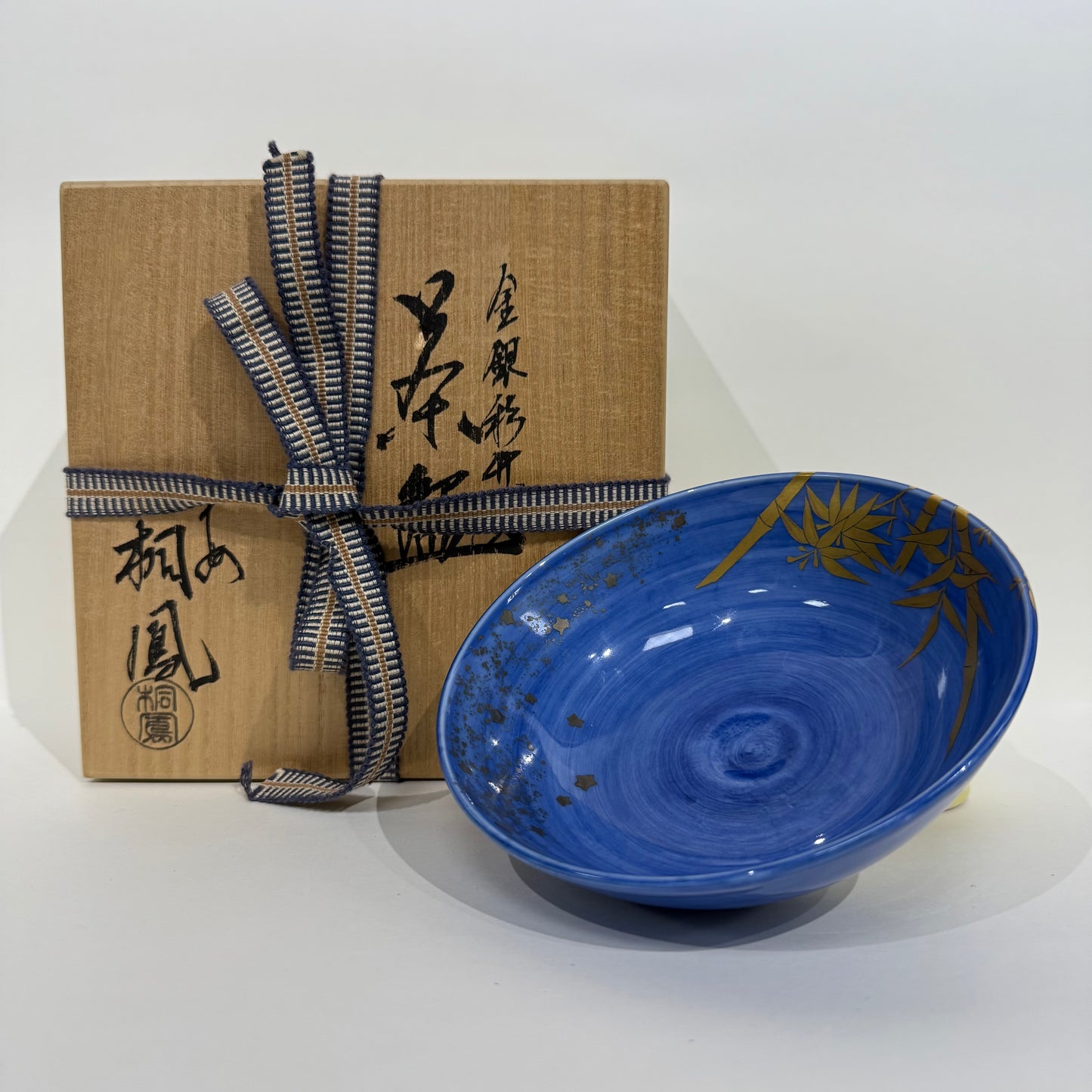 SBKTB112  金銀彩竹茶盌