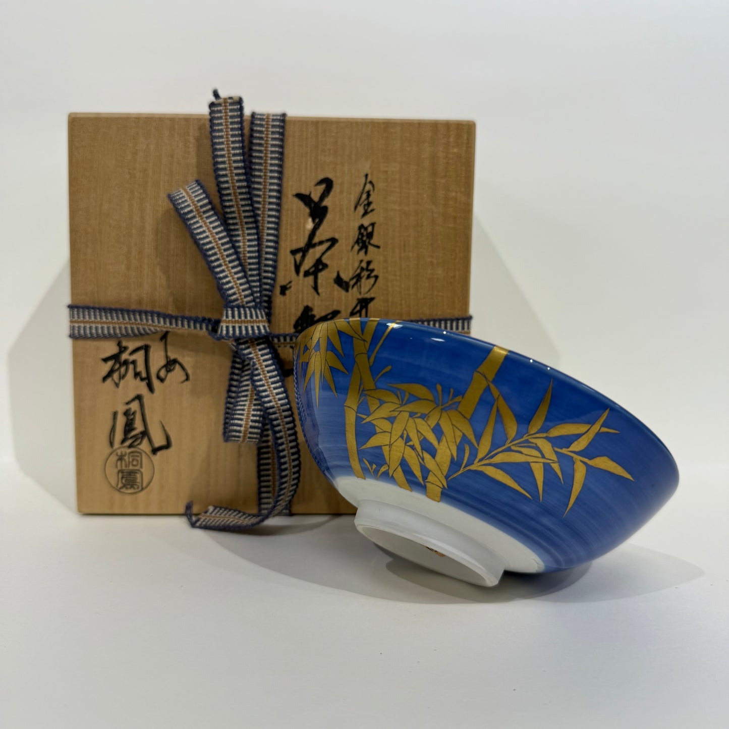 SBKTB112  金銀彩竹茶盌