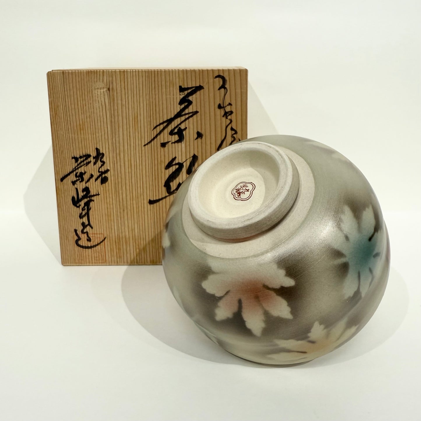 SBKTB116  色繪紅葉茶碗