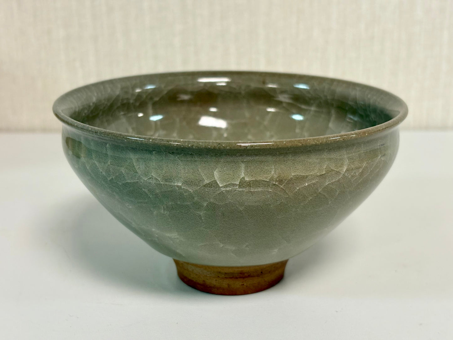 SBKTB274	梶原茂正造　窯変　米色　茶碗