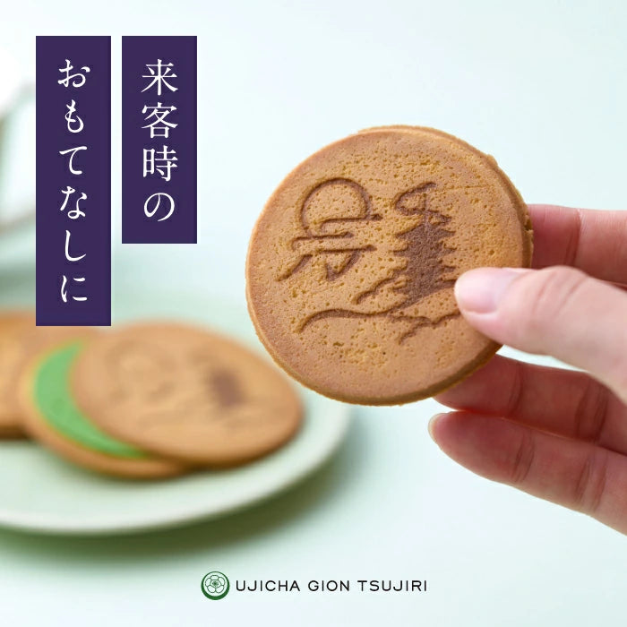 祇園辻利 抹茶和菓子 抹茶 日式窩夫餅 【9入】